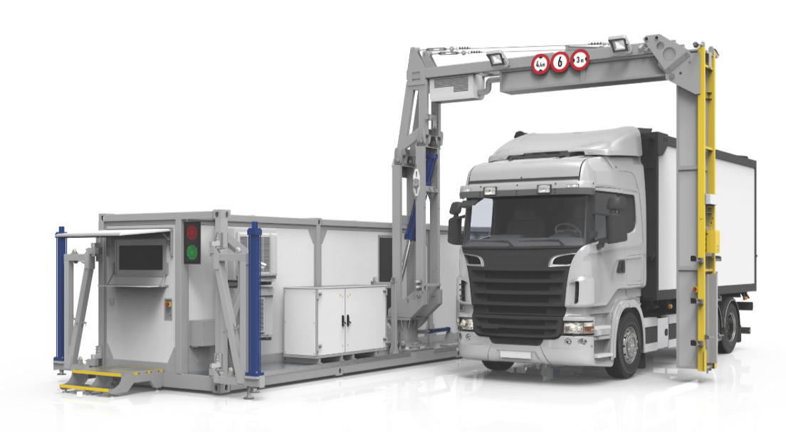 DTP 7500 LVR - Ispezione ricollocabile per camion e merci