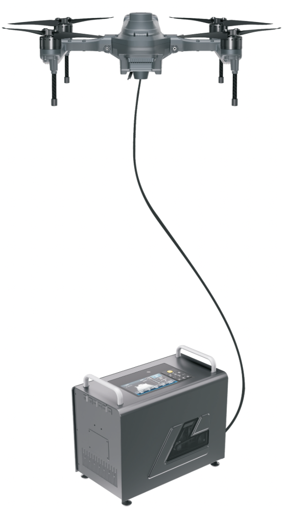 CZ100 - Drone illuminante tethered